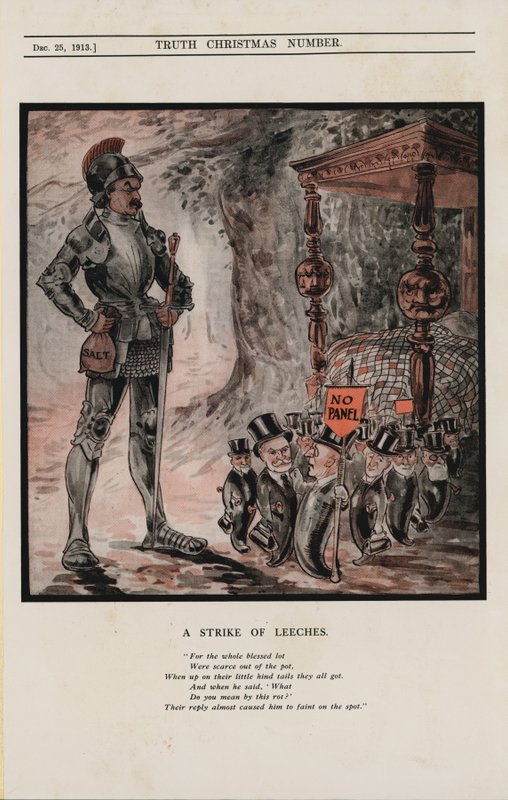 A Strike of Leeches by English School