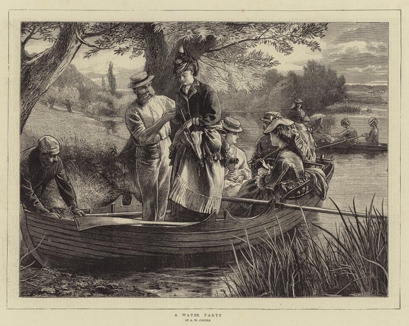 A Water Party by English School
