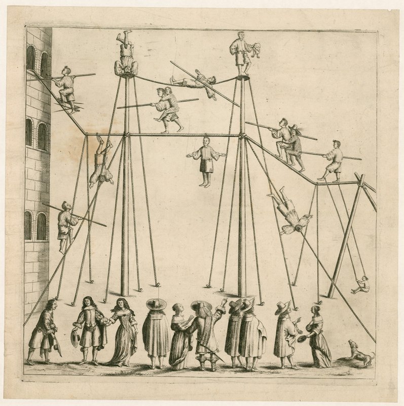 Acrobats by English School