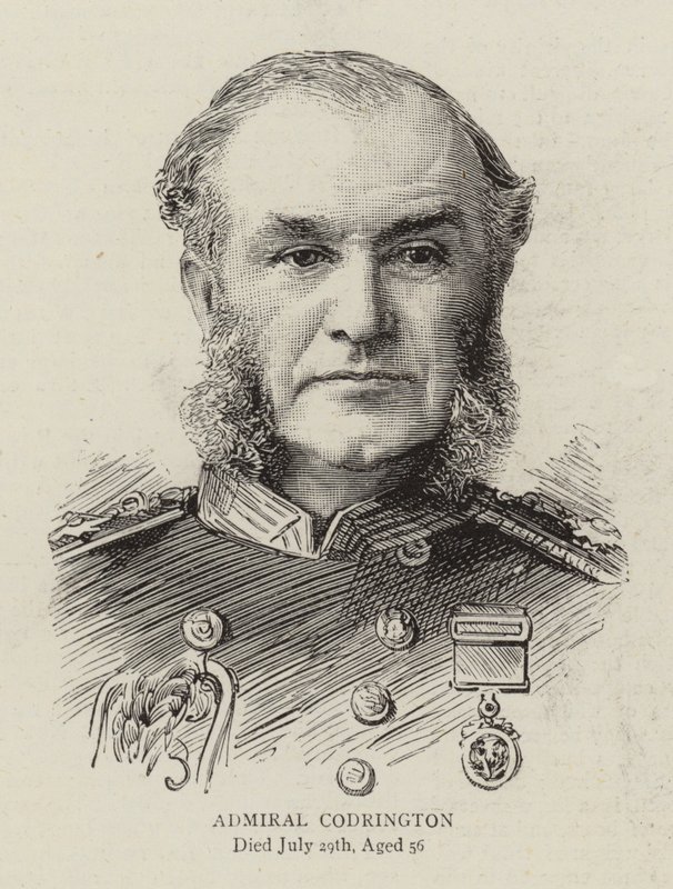 Admiral Codrington by English School