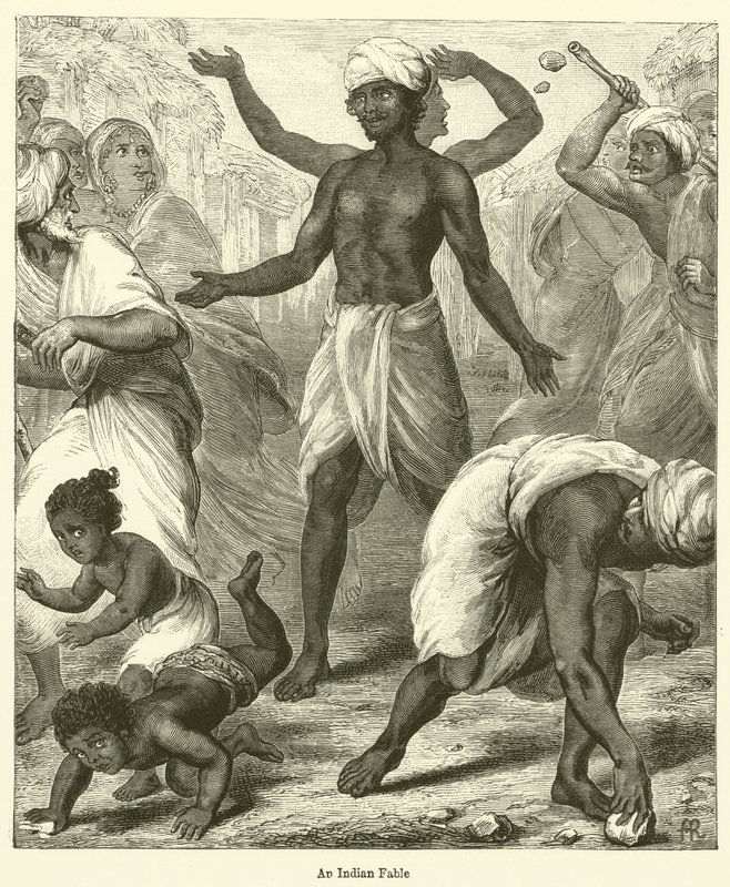 An Indian Fable by English School