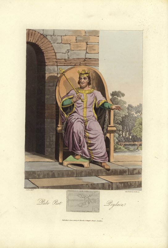 Ancient British king by English School