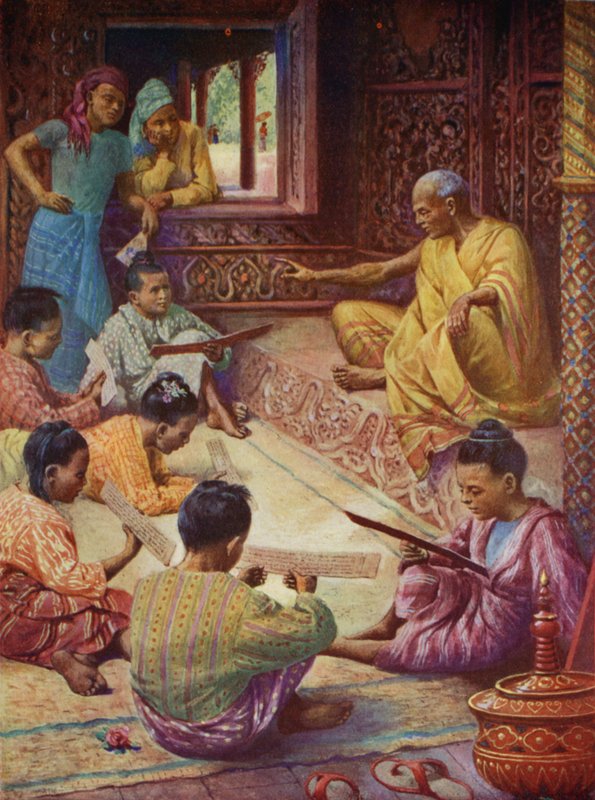 At School in Burma by English School