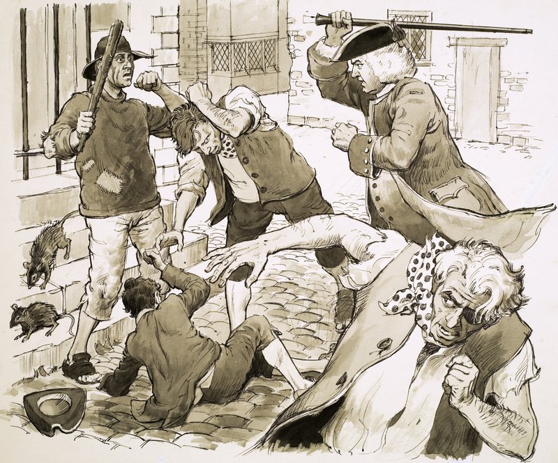 At the Seven Stars by English School