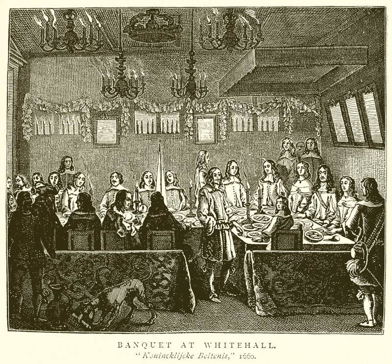 Banquet at Whitehall by English School