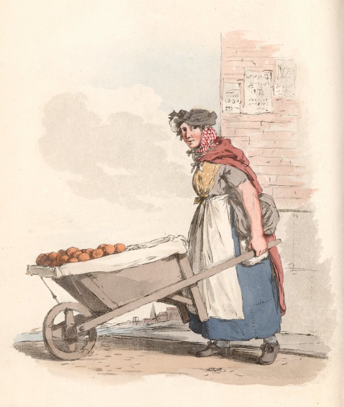 Barrow-woman by English School