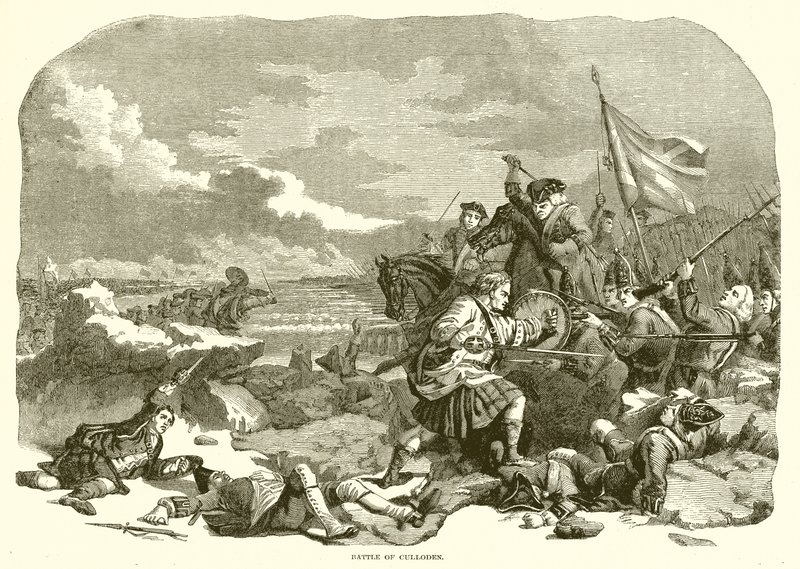 Battle of Culloden by English School