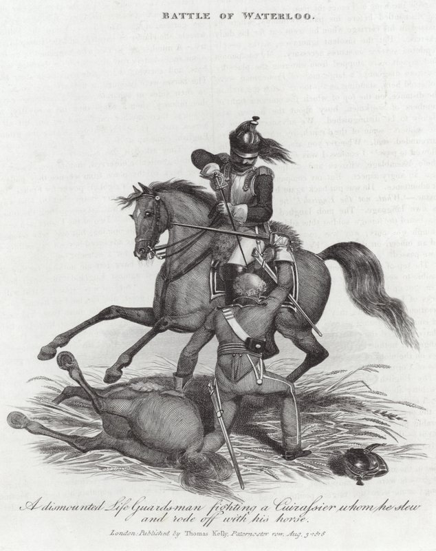 Battle of Waterloo by English School