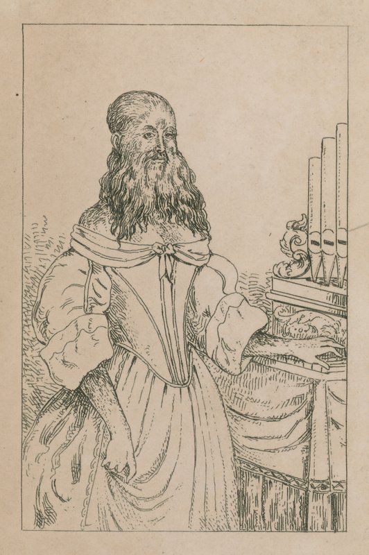 Bearded lady by English School
