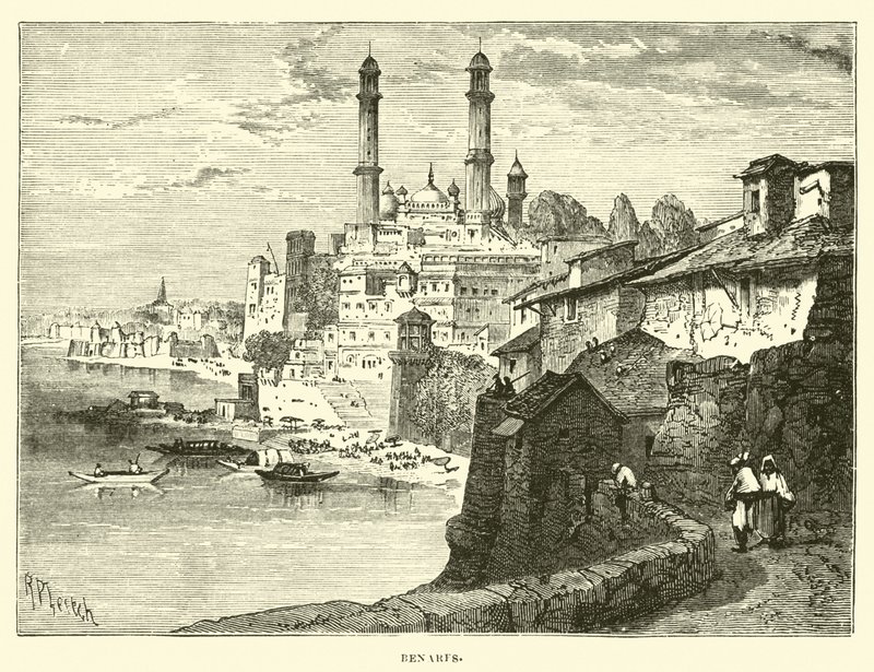 Benares by English School