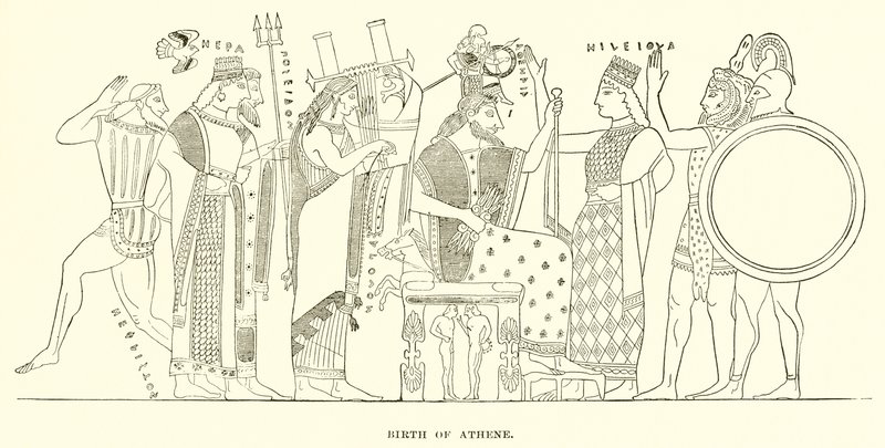 Birth of Athena by English School