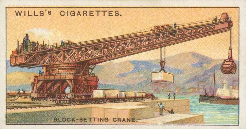Block-Setting Crane by English School