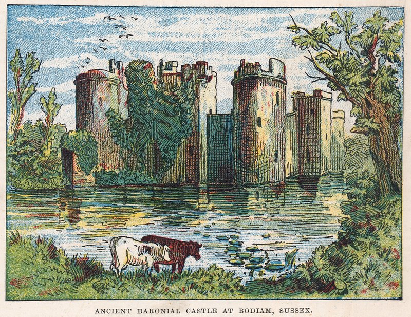 Bodiam Castle, Sussex by English School