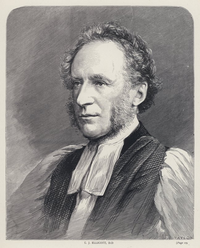 C J Ellicott, DD by English School