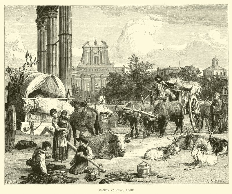 Campo Vaccino, Rome by English School