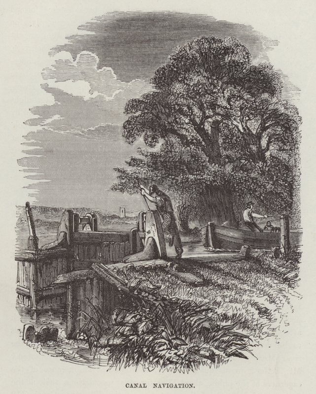 Canal navigation by English School