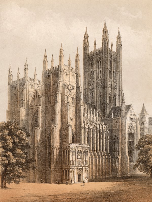 Canterbury Cathedral by English School