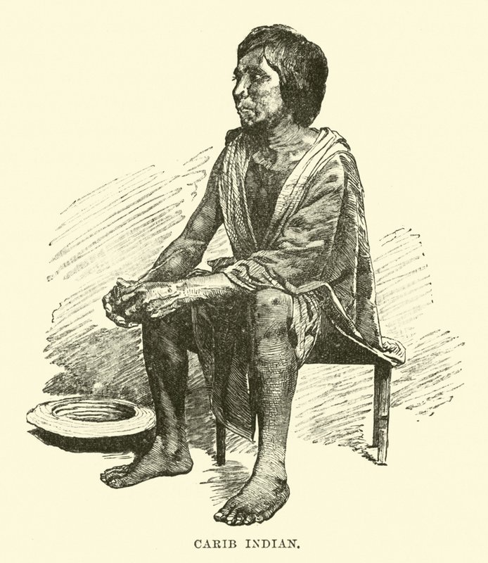 Carib Indian by English School