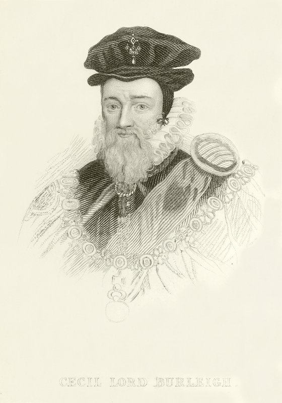 Cecil Lord Burleigh by English School