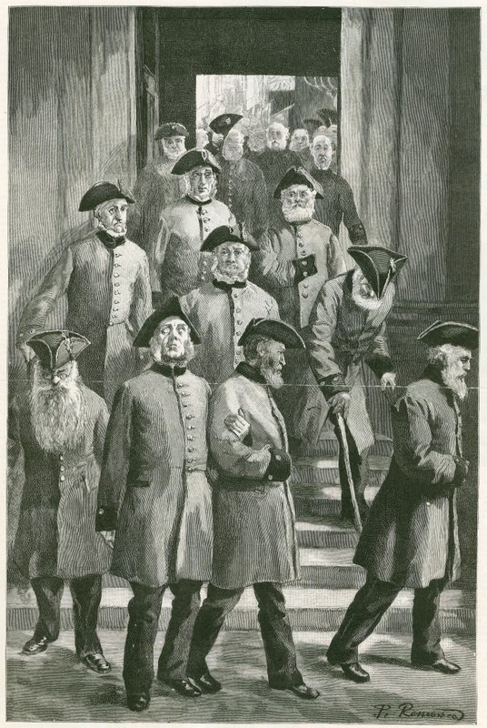 Chelsea Pensioners by English School