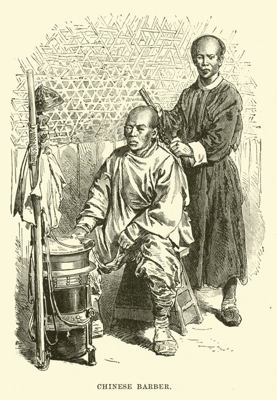 Chinese Barber by English School