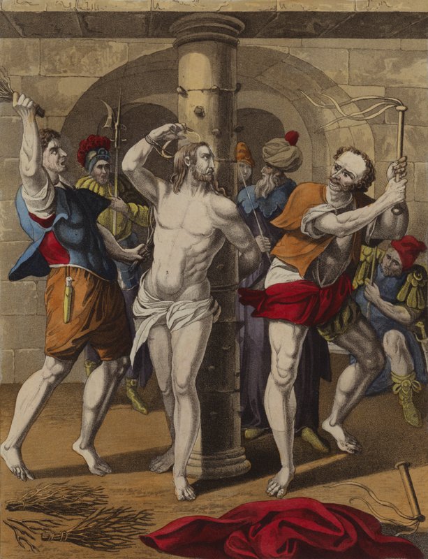 Christ Scourged by English School