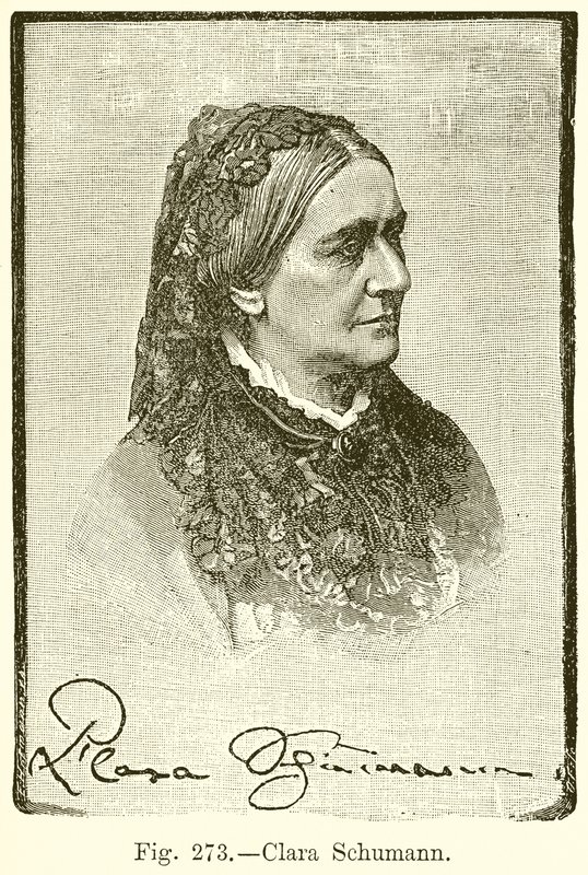 Clara Schumann by English School