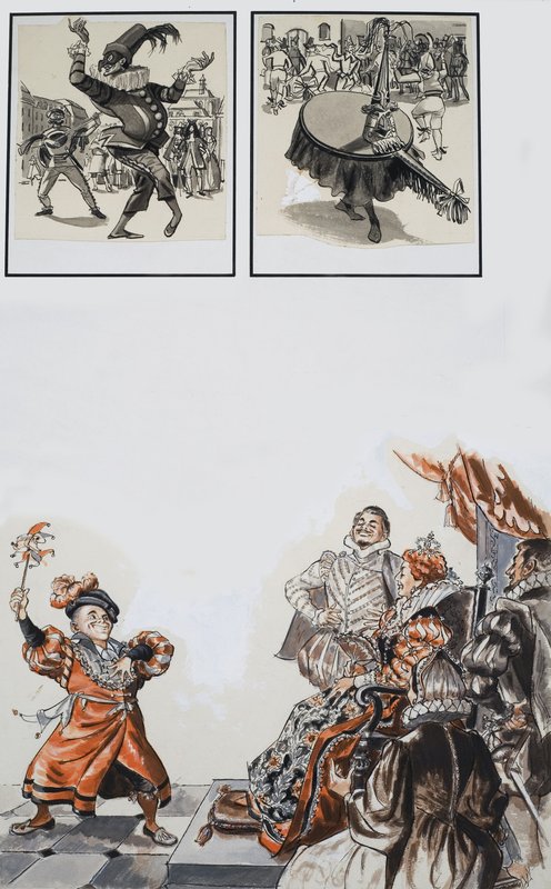 Clowns and Jesters by English School