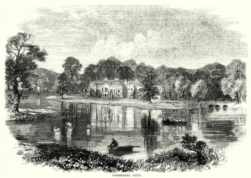 Combermere Abbey by English School