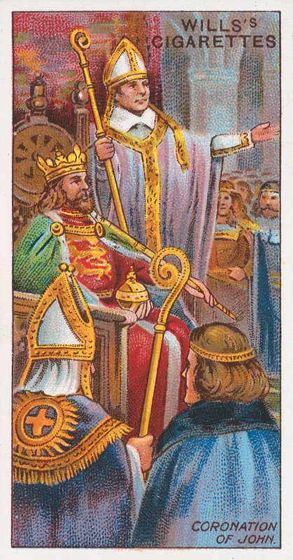 Coronation of John by English School