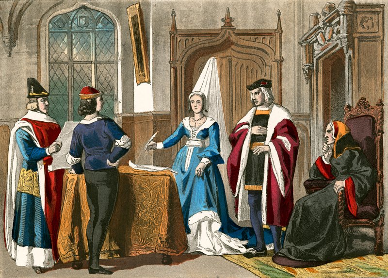 Costumes 1480 by English School