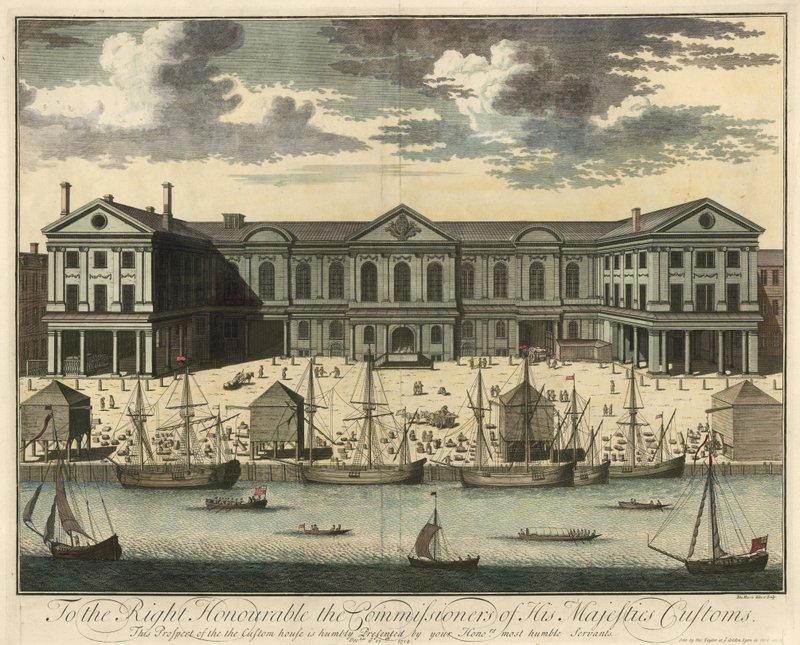 Custom House, London by English School