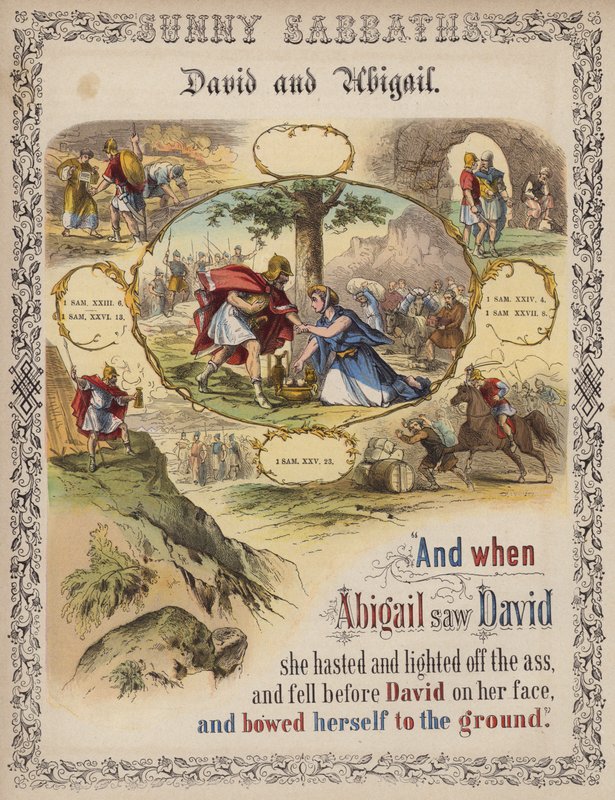 David and Abigail by English School