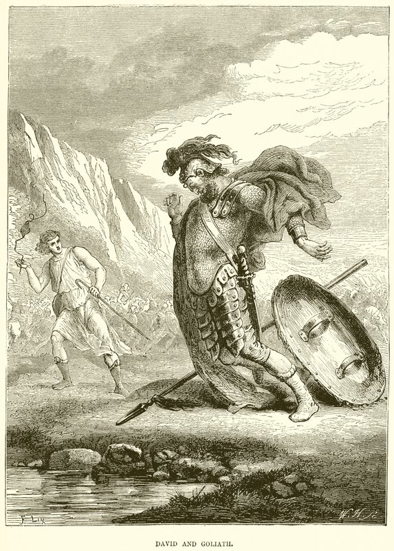 David and Goliath by English School