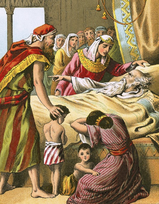 Death of Jacob by English School