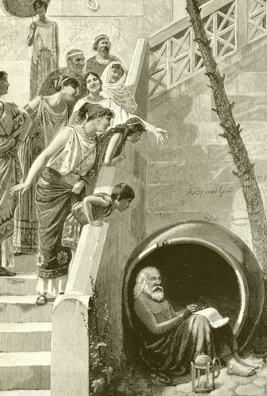 Diogenes by English School
