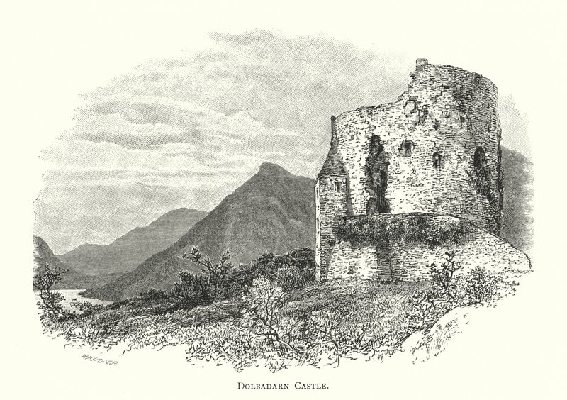 Dolbadarn Castle by English School