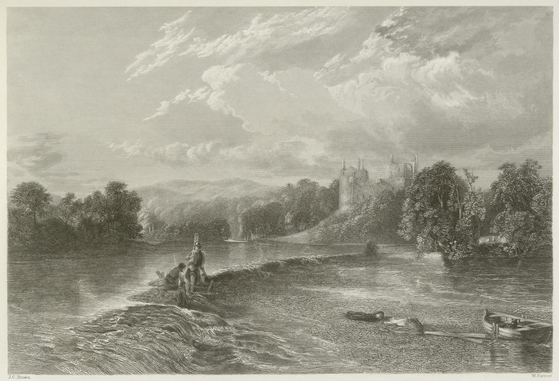 Doune Castle by English School
