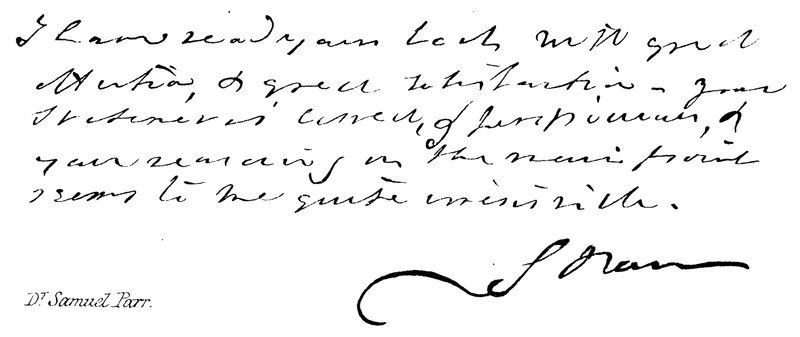 Dr Samuel Parr by English School