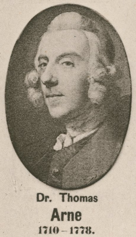 Dr Thomas Arne by English School