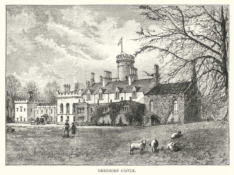 Dreghorn Castle by English School