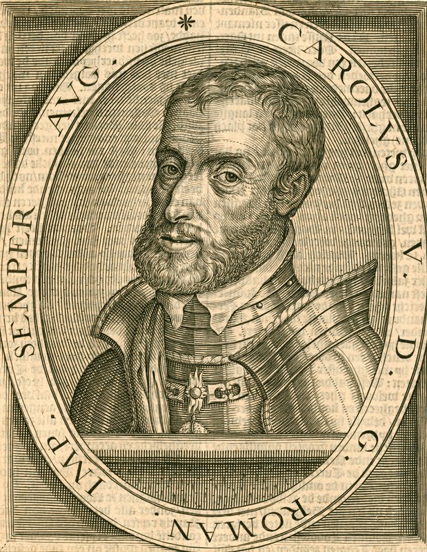 Emperor Charles V by English School