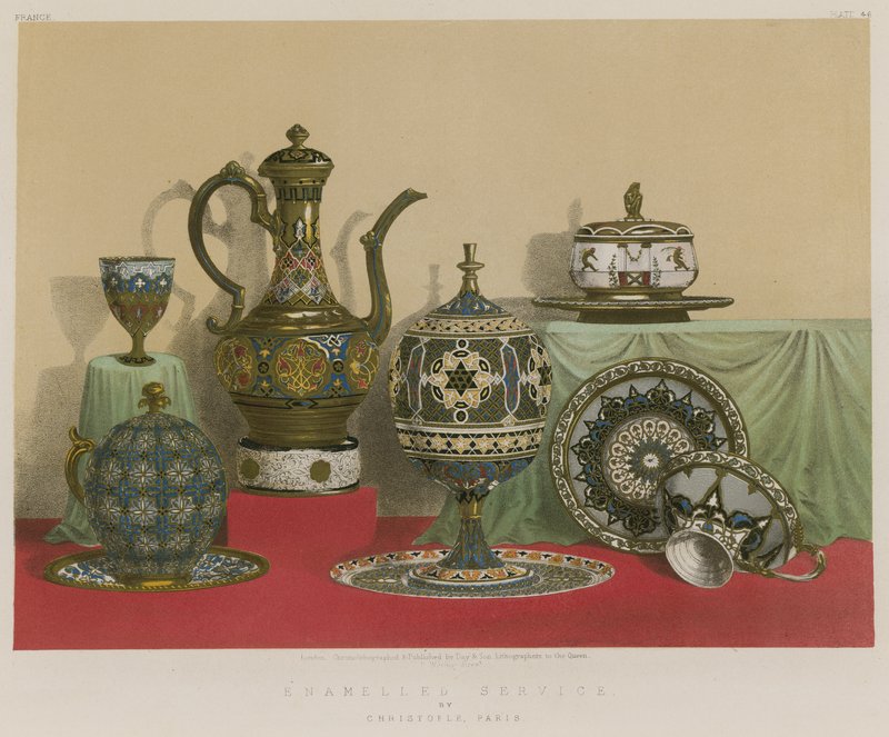 Enamelled Service by English School