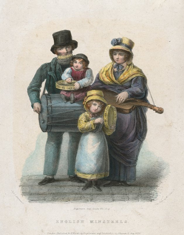 English Minstrels by English School