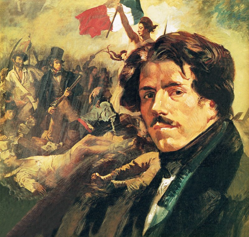 Eugene Delacroix by English School