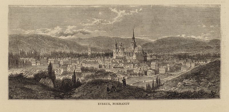 Evreux, Normandy by English School