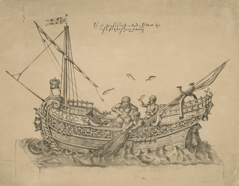 Fishing Boat by English School