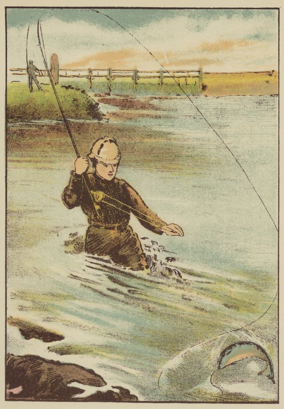 Fishing for Trout by English School