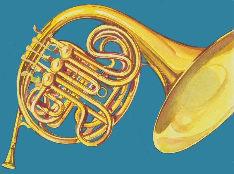 French Horn by English School