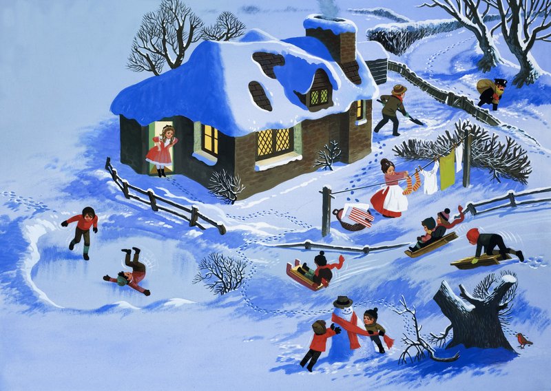 Fun in the Snow by English School